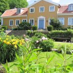 På utflukt til Gøteborgs botaniske Hage - Hovedhuset med hage foran
